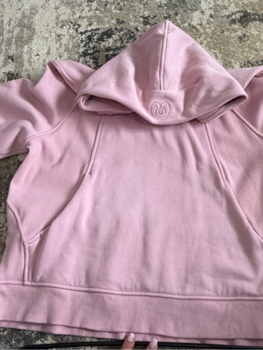 Lululemon Women's Pink Ribbed Knit Sweater
